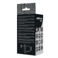 PLUG ANAL VIBRATÓRIO COM ANEL PENIANO PRETO