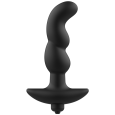 ADDICTED TOYS ANAL MASSAGER COM VIBRAÇÃO PRETO