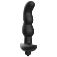ADDICTED TOYS ANAL MASSAGER COM VIBRAÇÃO PRETO