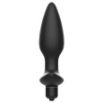 PLUG ANAL VIBRATÓRIO ESPECIAL PRÓSTATA PRETO 14X8CM | ADDCITED TOYS