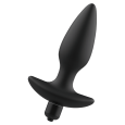 PLUG ANAL VIBRATÓRIO ESPECIAL PRÓSTATA PRETO 14X8CM | ADDCITED TOYS
