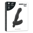 PLUG ANAL VIBRATÓRIO ESPECIAL PRÓSTATA DE SILICONE VIBE PRETO 15X8CM
