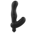 PLUG ANAL VIBRATÓRIO ESPECIAL PRÓSTATA DE SILICONE VIBE PRETO 15X8CM