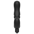 PLUG ANAL VIBRATÓRIO ESPECIAL PRÓSTATA DE SILICONE VIBE PRETO 15X8CM