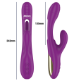 VIBRADOR RABBIT APOLO COM LÍNGUA 24CM | INTENSE