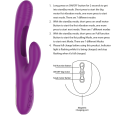 VIBRADOR RABBIT APOLO COM LÍNGUA 24CM | INTENSE