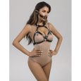 CONJUNTO BONDAGE 953720 PRETO | SUBBLIME