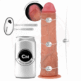 DILDO REALISTA COM VENTOSA E VIBRAÇÃO 21,5 CM | COCK MILLER